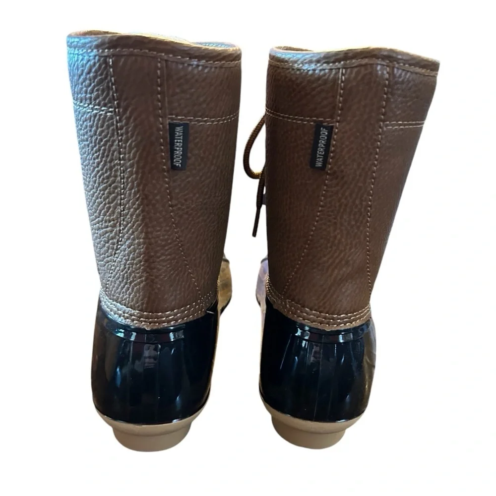 JBU Maplewood Waterproof Chocolate Brown Rain Boots NWT Size 8.5